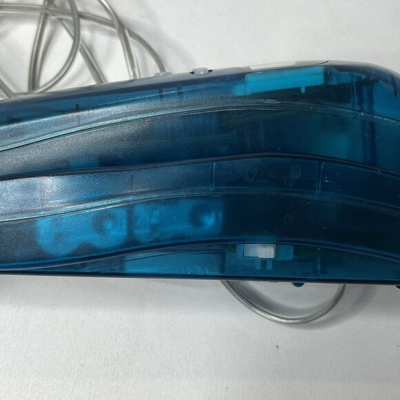 Vintage Lenoxx Sound Blue Semi Transparent Caller ID Telephone Landline WORKS - Picture 5 of 7